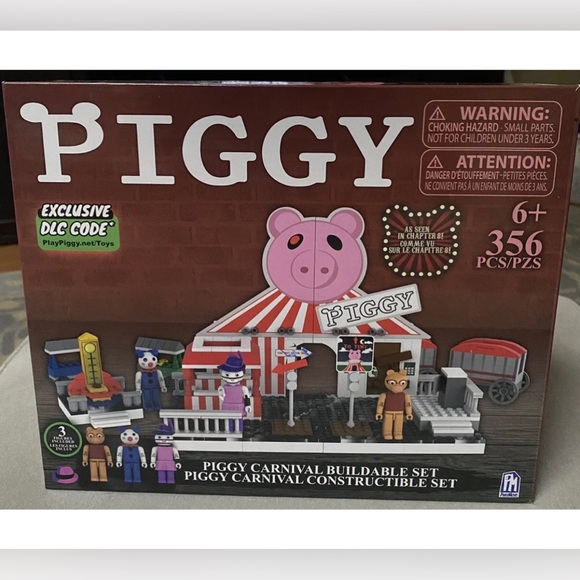 Roblox Piggy Carnival New Building Set w/ Figures & DLC Code 356 Pcs New - Picture 1 of 3